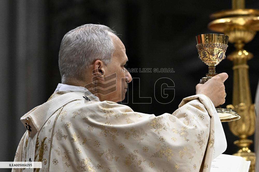 Pope Leo XIV Celebrates Christmas Morning Mass - Vatican