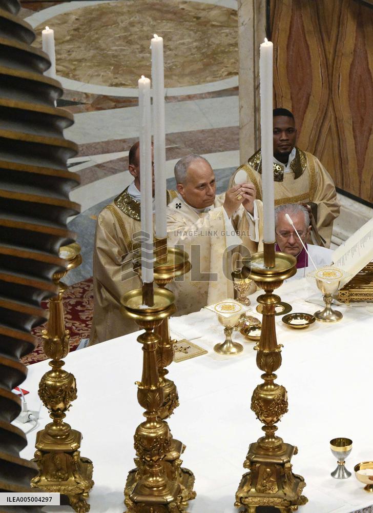 Pope Leo XIV Celebrates Christmas Morning Mass - Vatican