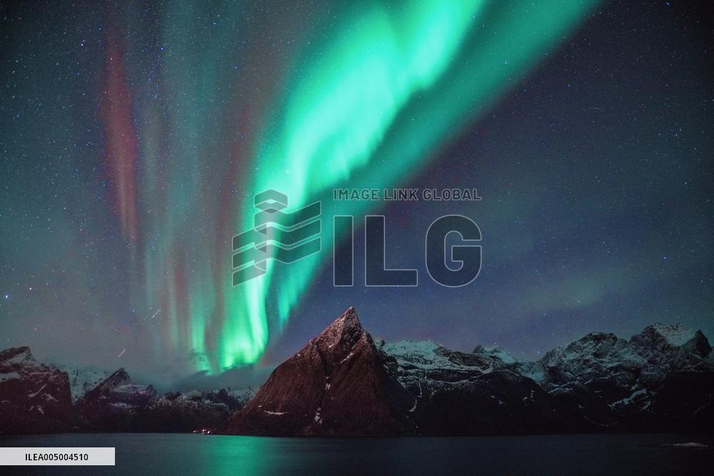 Aurora Seen at Night - Norway