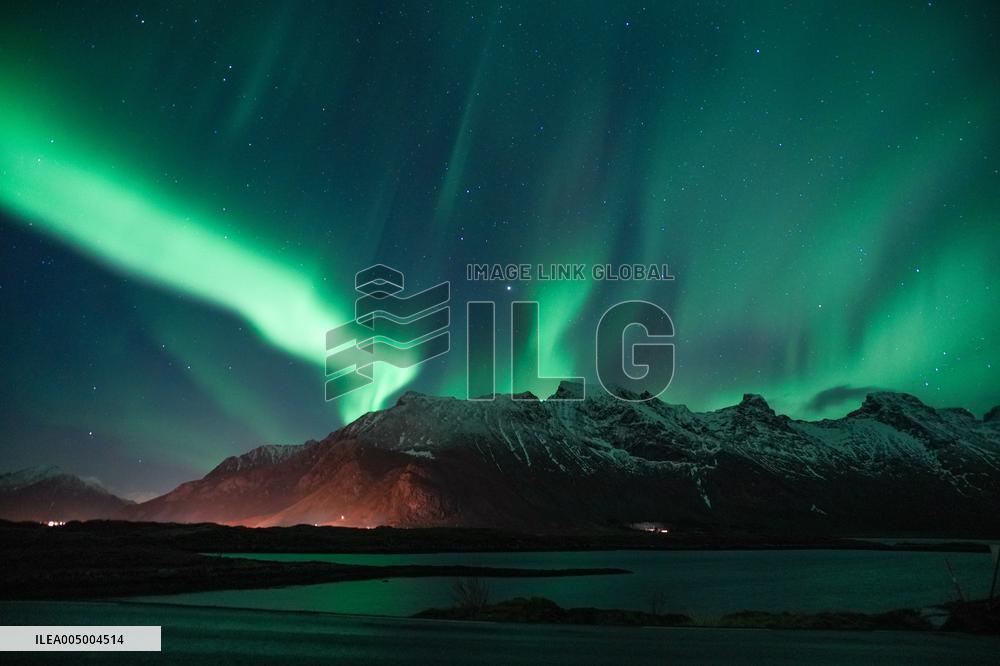 Aurora Seen at Night - Norway