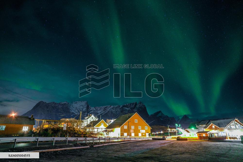 Aurora Seen at Night - Norway