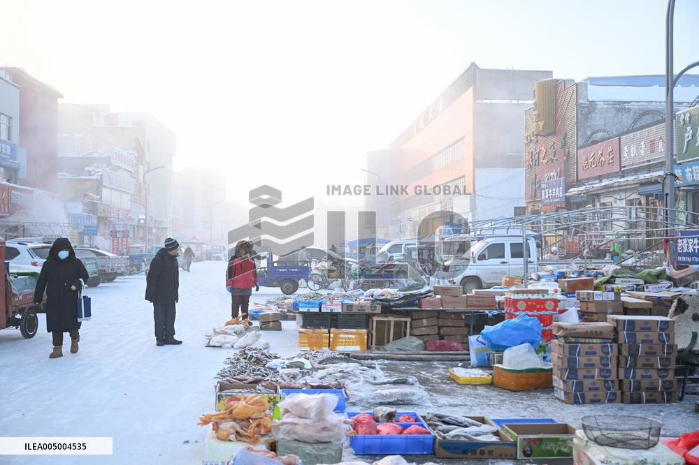 China's Cold Pole Hits Minus 45 Degrees Celsius - China