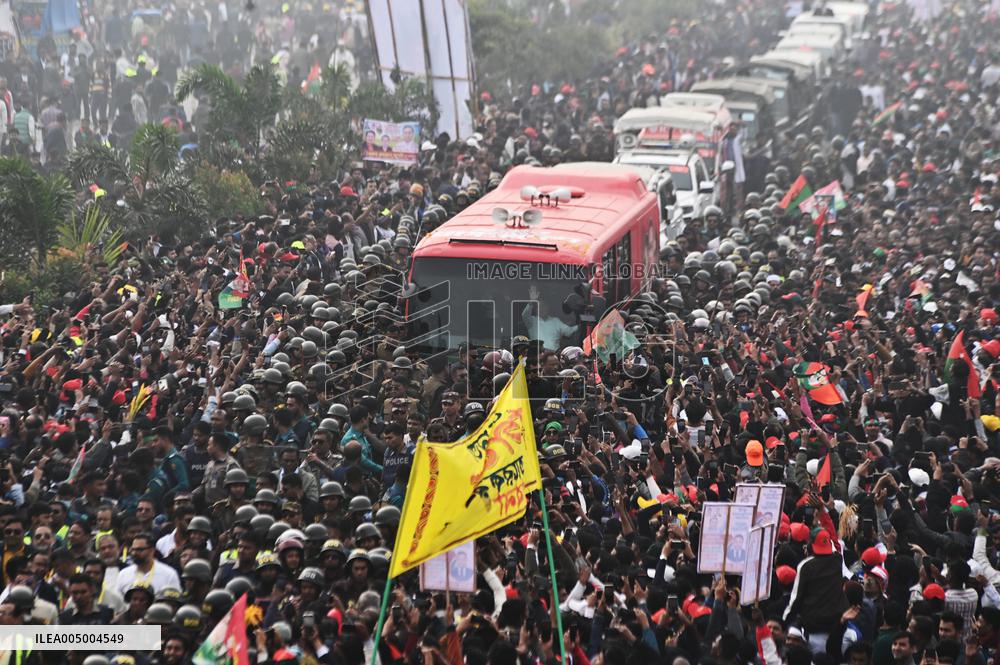 Tarique Rahman Returns Home After 17 Years in Exile - Bangladesh