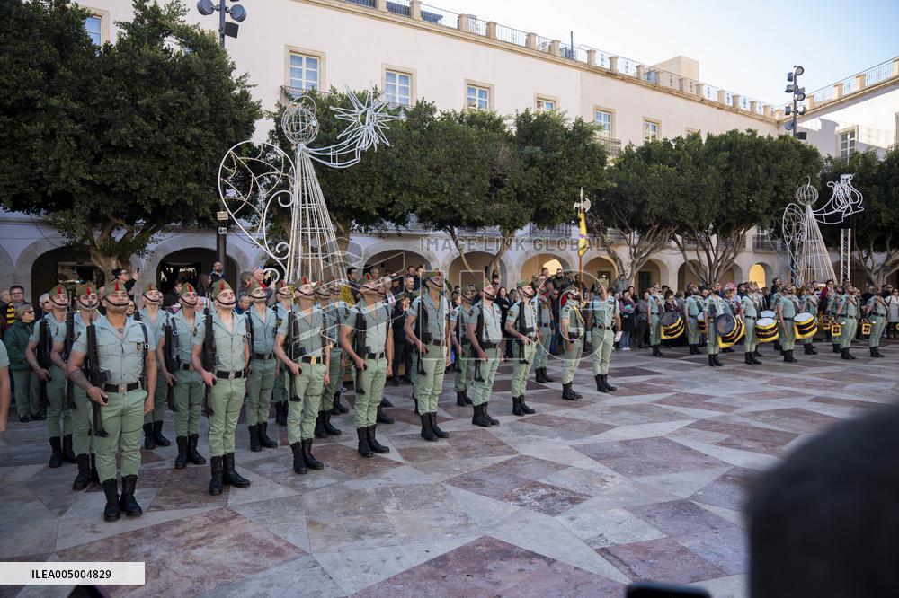 Celebration of Día del Pendón In Almeria - Spain