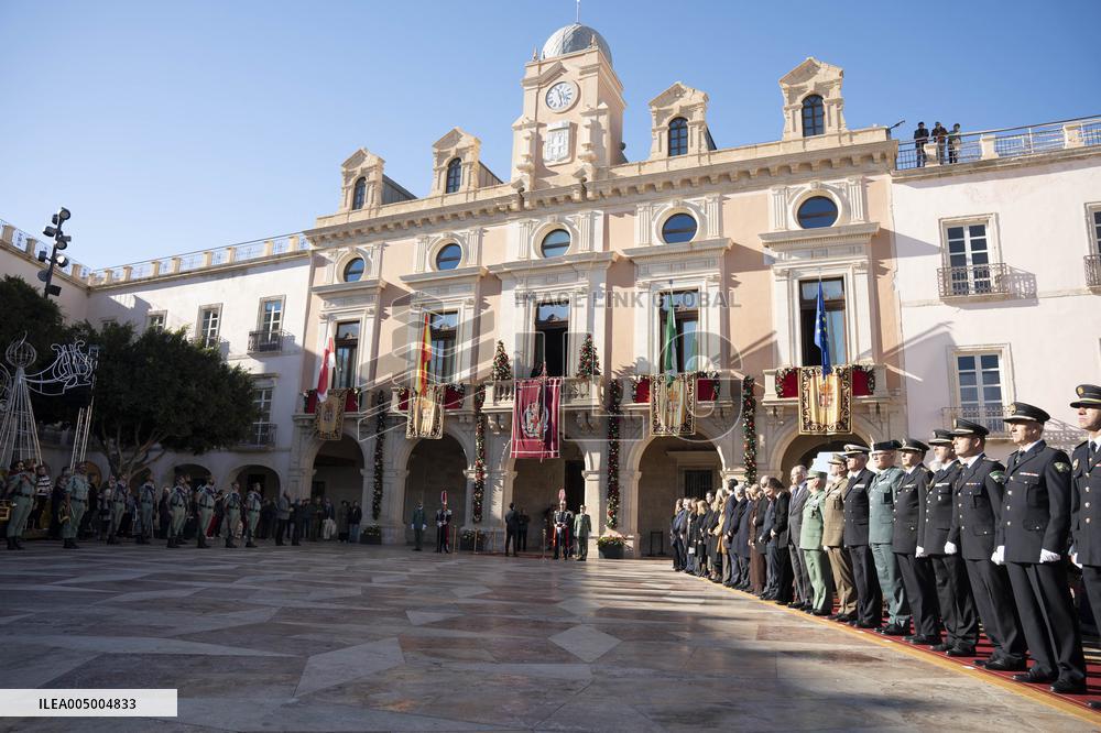 Celebration of Día del Pendón In Almeria - Spain