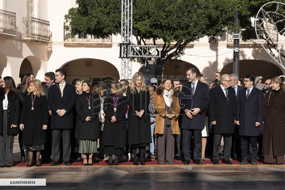 Celebration of Día del Pendón In Almeria - Spain