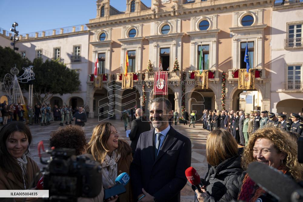 Celebration of Día del Pendón In Almeria - Spain