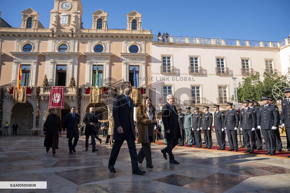 Celebration of Día del Pendón In Almeria - Spain