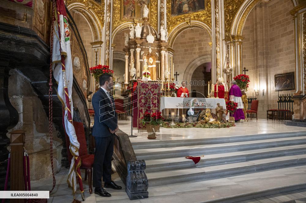 Celebration of Día del Pendón In Almeria - Spain