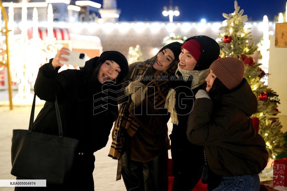 New Year Decorations in Astana - Kazakhstan