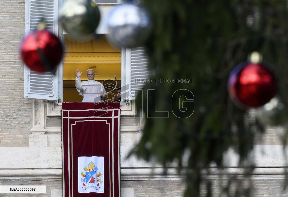 Pope Leo XIV Leads the Angelus Prayer - Vatican