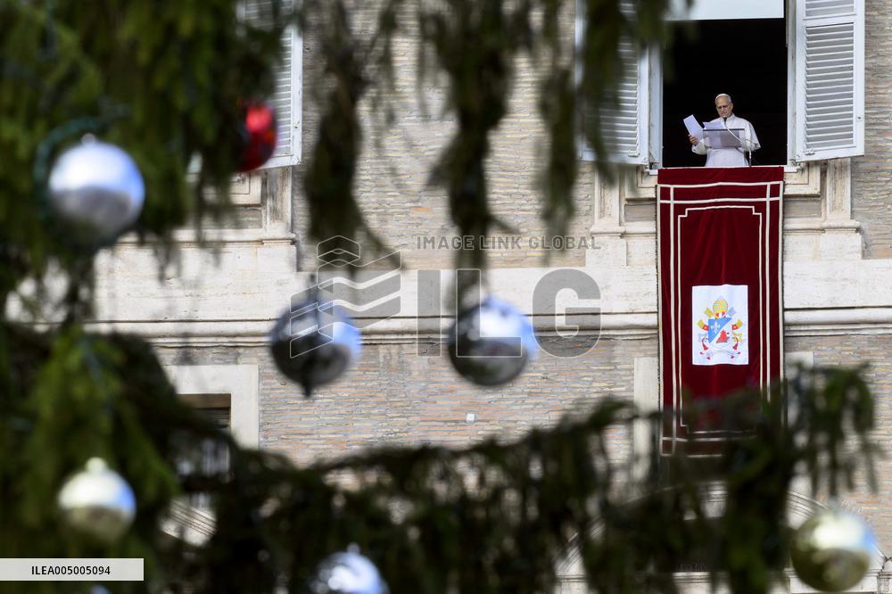 Pope Leo XIV Leads the Angelus Prayer - Vatican