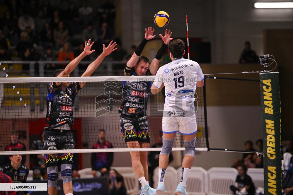 VOLLEY - Superlega Serie A - Cisterna Volley vs Sir Susa Vim Perugia 0-3 (14-25, 20-25, 20-25)