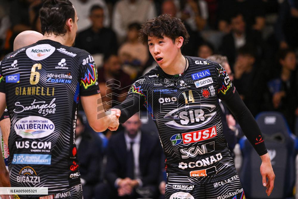 VOLLEY - Superlega Serie A - Cisterna Volley vs Sir Susa Vim Perugia 0-3 (14-25, 20-25, 20-25)