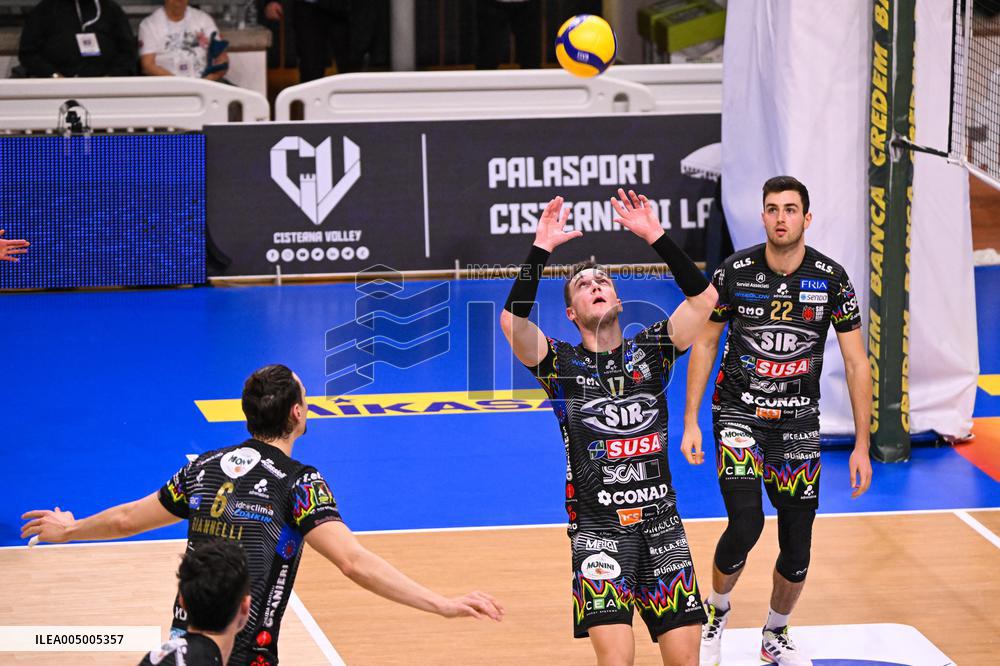 VOLLEY - Superlega Serie A - Cisterna Volley vs Sir Susa Vim Perugia 0-3 (14-25, 20-25, 20-25)