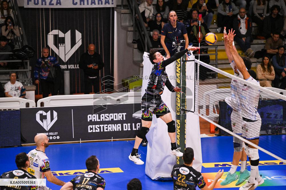 VOLLEY - Superlega Serie A - Cisterna Volley vs Sir Susa Vim Perugia 0-3 (14-25, 20-25, 20-25)