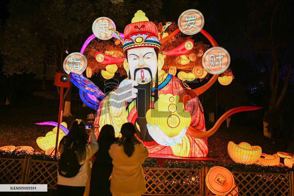 Festive Lantern Exhibited in Nanjing
