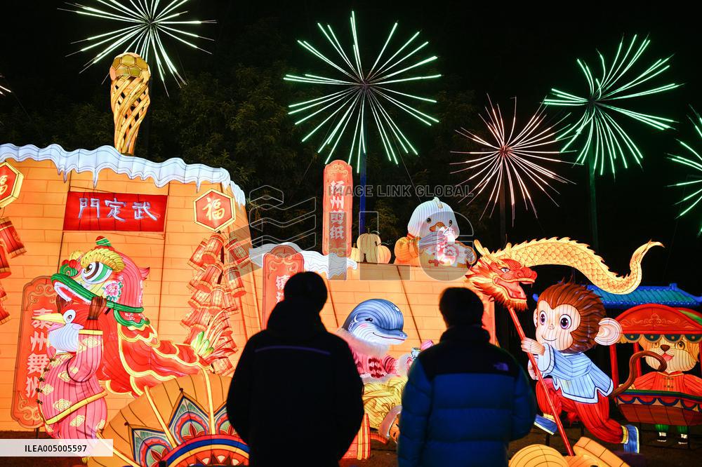 Festive Lantern Exhibited in Nanjing