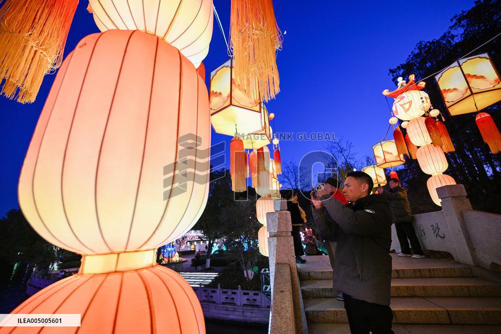 Festive Lantern Exhibited in Nanjing