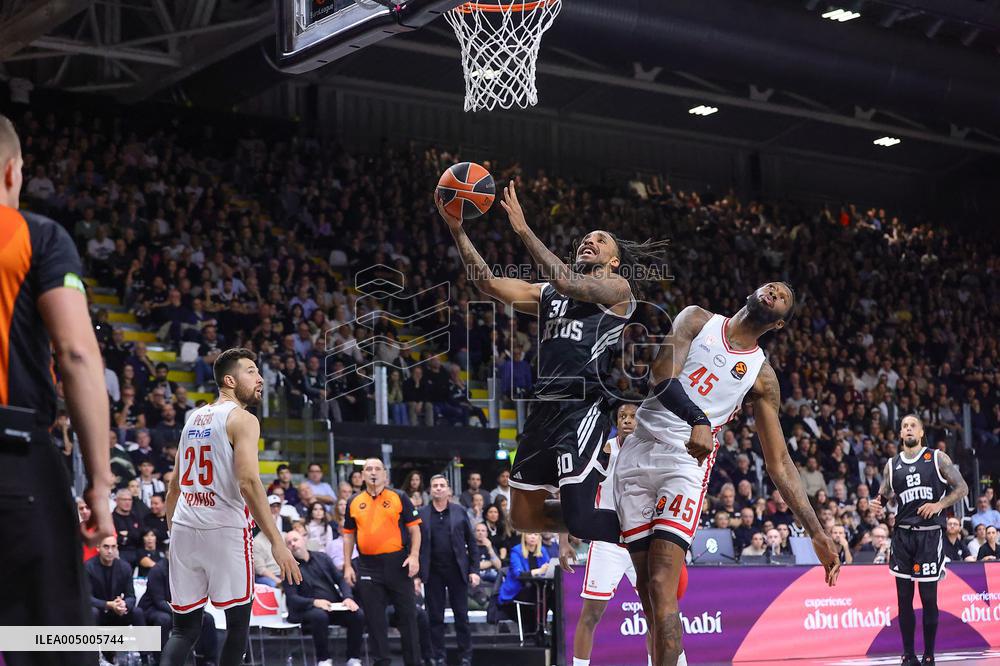 BASKET - Euroleague - Virtus Bologna vs Olympiakos Pireo