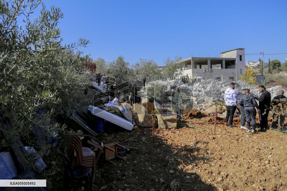 Israel Demolishes Bethlehem Family Home - West Bank