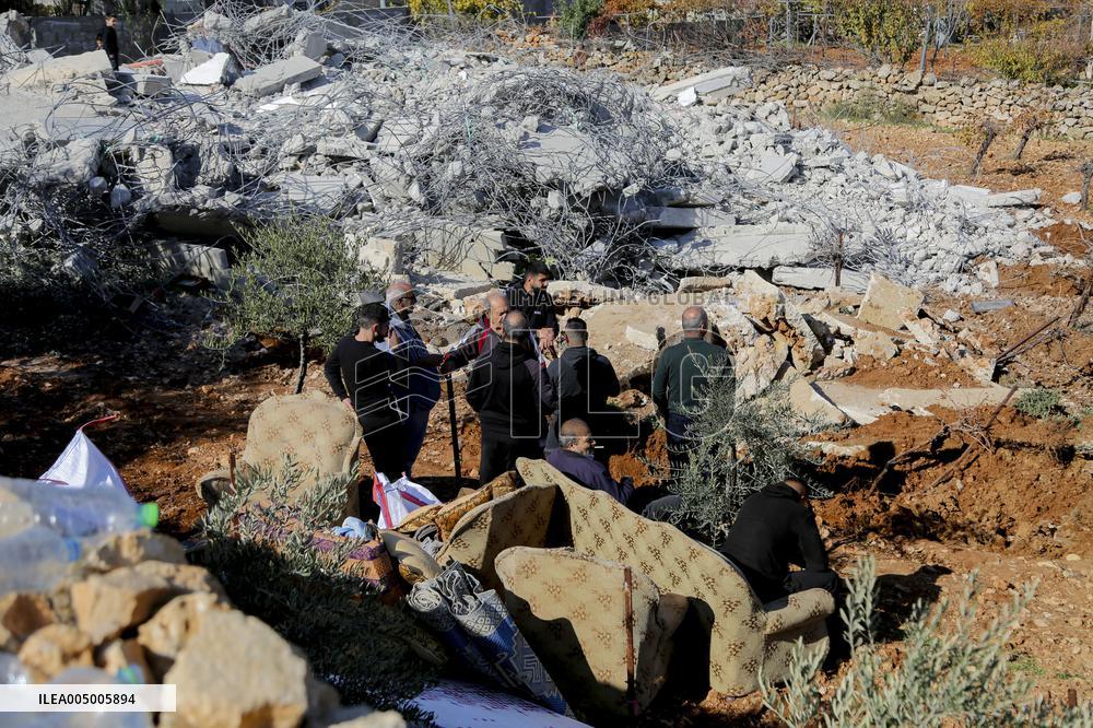 Israel Demolishes Bethlehem Family Home - West Bank
