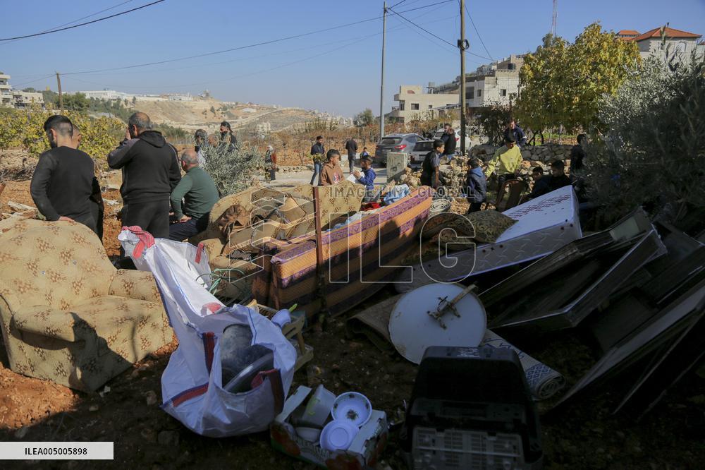 Israel Demolishes Bethlehem Family Home - West Bank