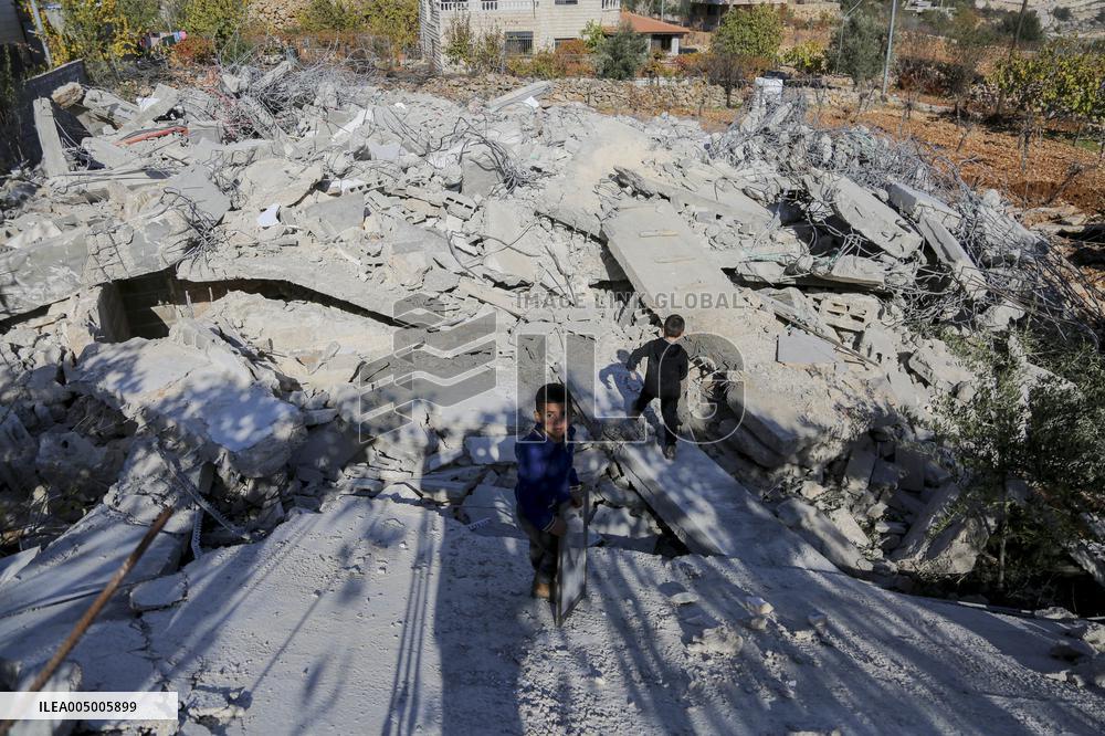 Israel Demolishes Bethlehem Family Home - West Bank