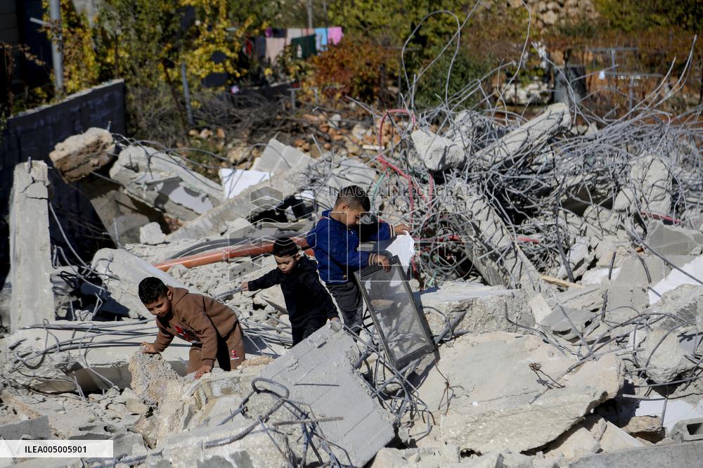 Israel Demolishes Bethlehem Family Home - West Bank