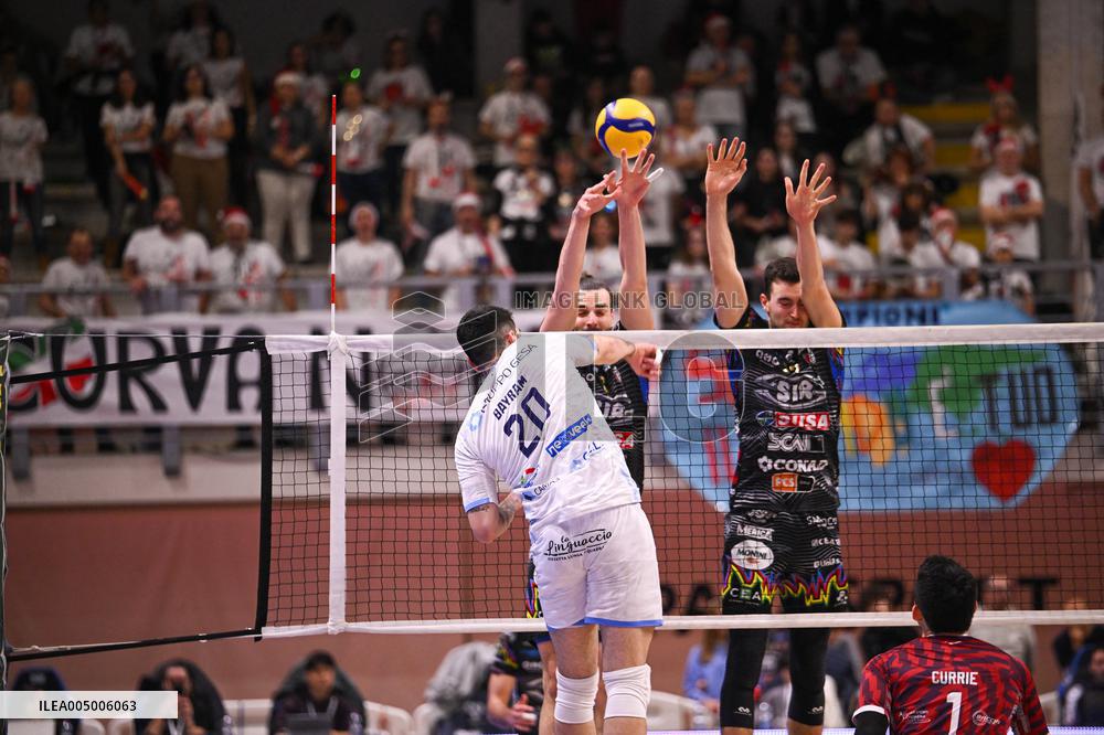 VOLLEY - Superlega Serie A - Cisterna Volley vs Sir Susa Vim Perugia 0-3 (14-25, 20-25, 20-25)