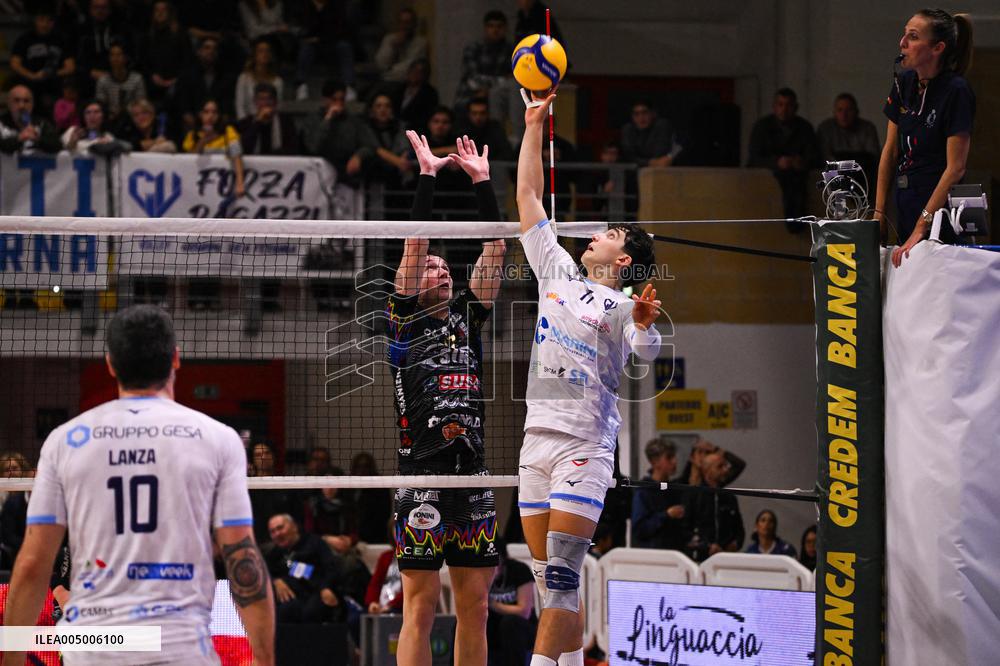 VOLLEY - Superlega Serie A - Cisterna Volley vs Sir Susa Vim Perugia 0-3 (14-25, 20-25, 20-25)