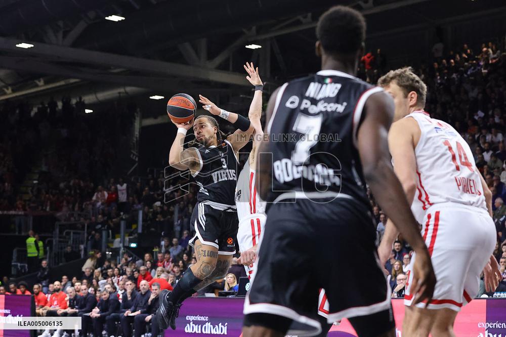 BASKET - Euroleague - Virtus Bologna vs Olympiakos Pireo