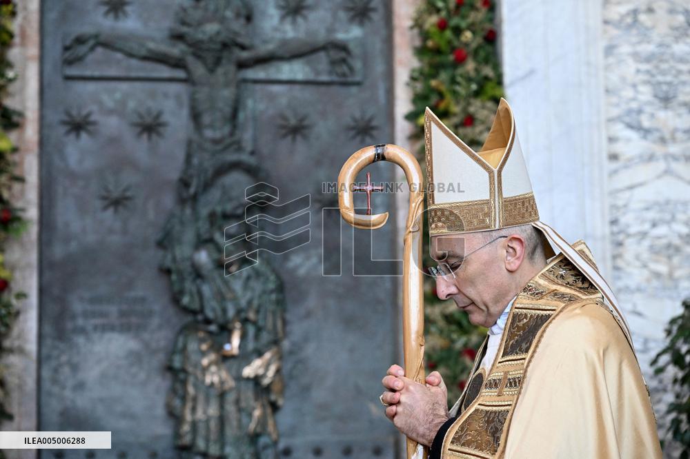 Closing Of The Holy Door of San Giovanni in Laterano Basilica - Rome