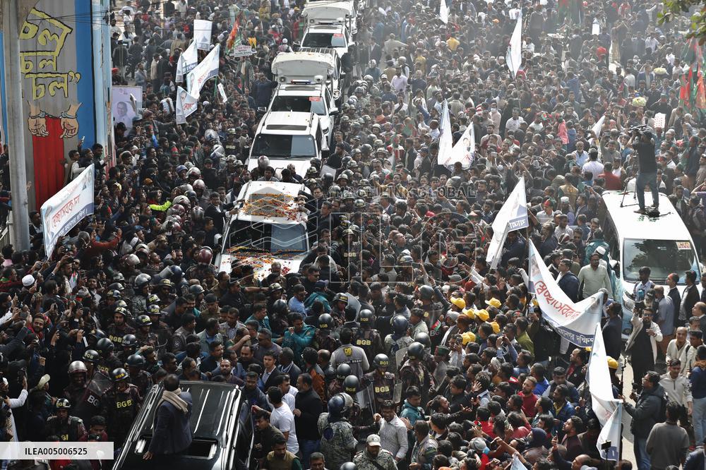 Tarique Rahman Visits The Graves National Symbols - Dhaka