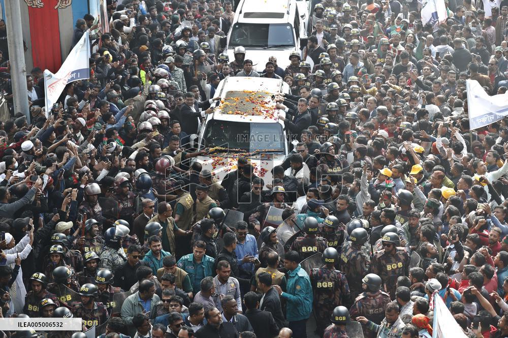 Tarique Rahman Visits The Graves National Symbols - Dhaka