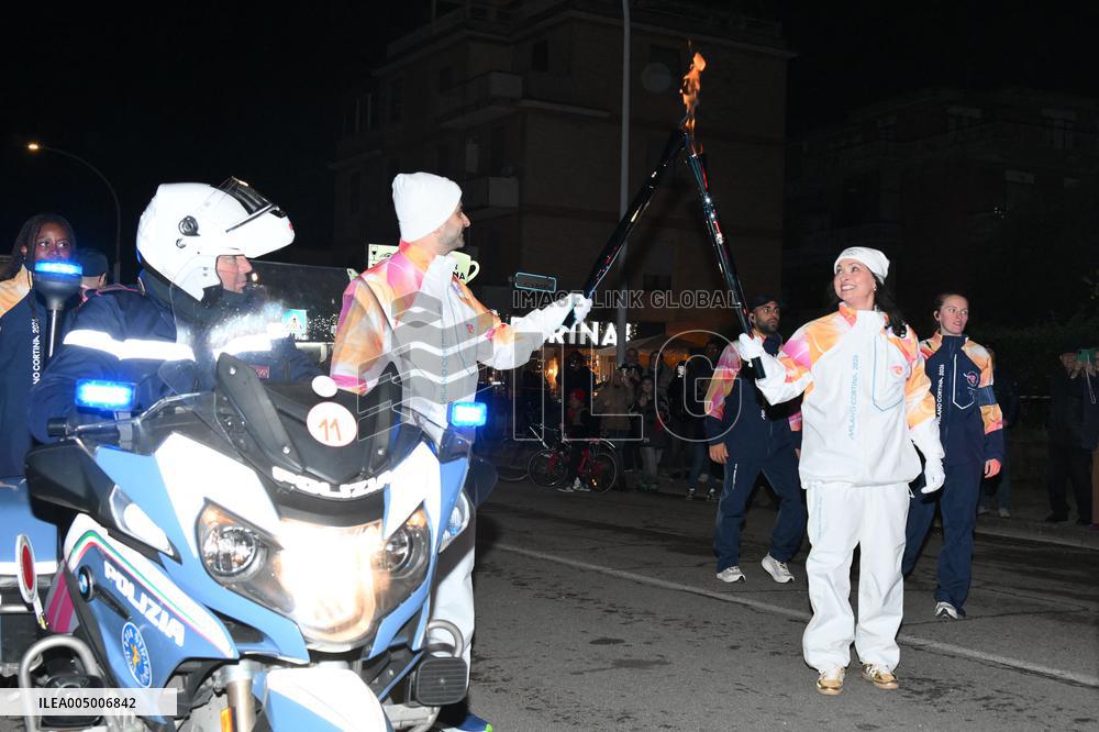 GIOCHI OLIMPICI - Olimpiadi Invernali Milano-Cortina 2026 - Olympic Torch relay