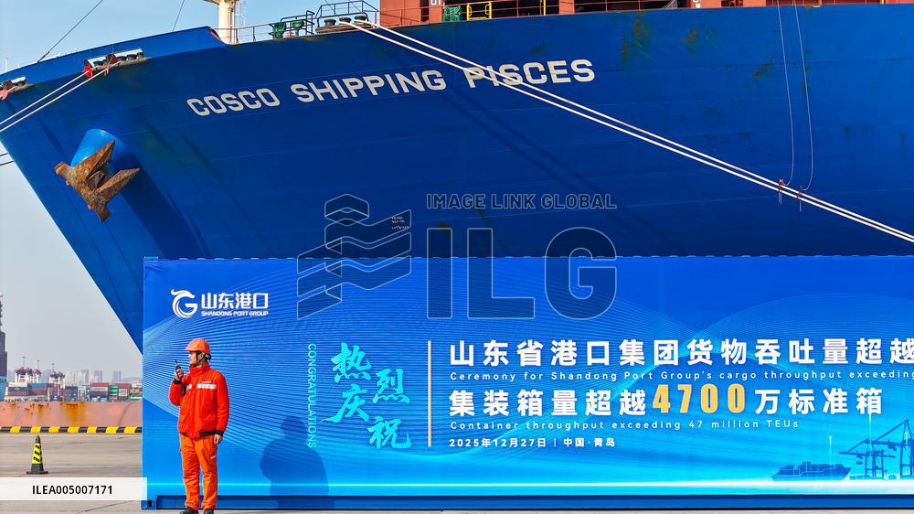 Shandong Ports Cargo Throughput