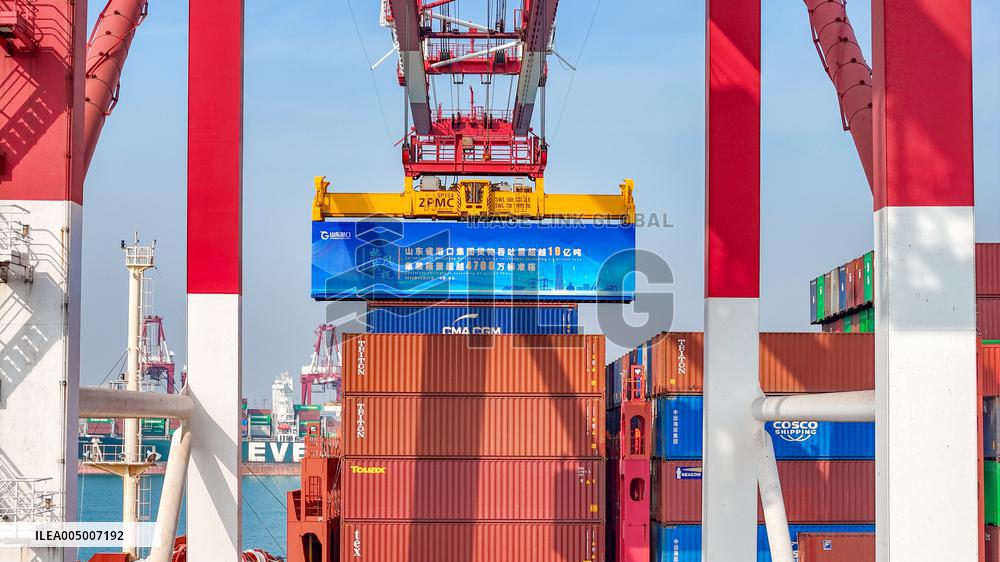Shandong Ports Cargo Throughput