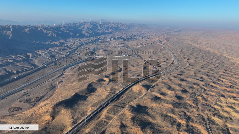 Baotou-Lanzhou Railway Cross Tengger Desert
