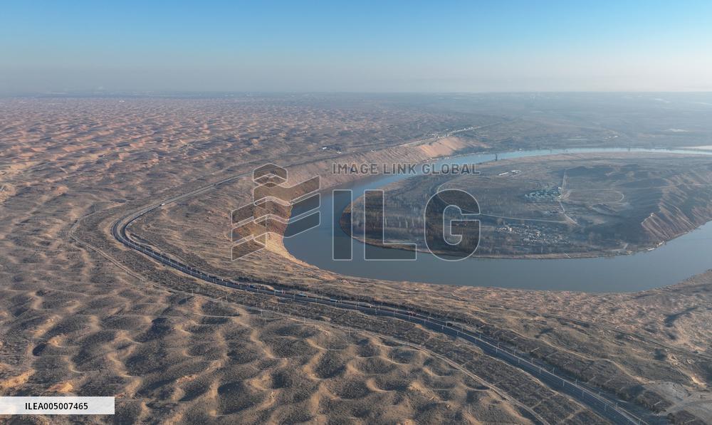 Baotou-Lanzhou Railway Cross Tengger Desert