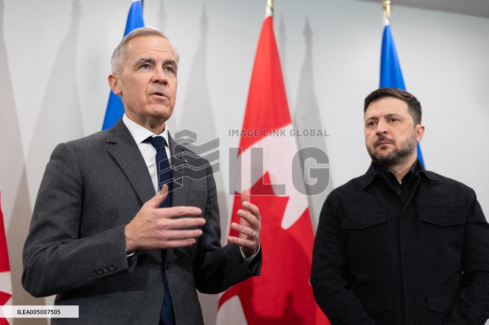 Ukrainian President Volodymyr Zelenskyy Visites Canada - Halifax