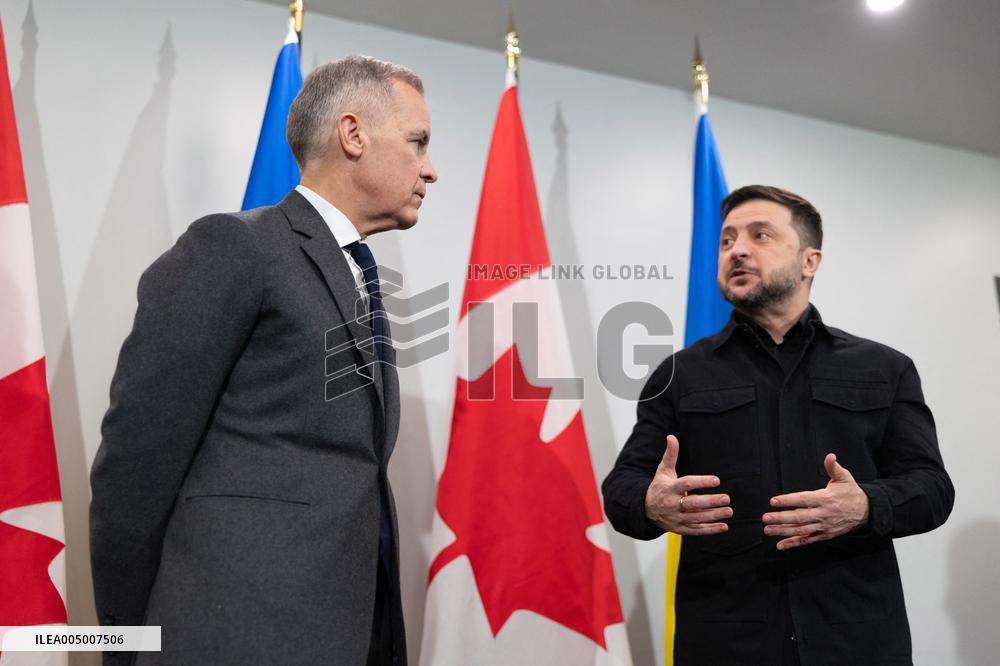 Ukrainian President Volodymyr Zelenskyy Visites Canada - Halifax
