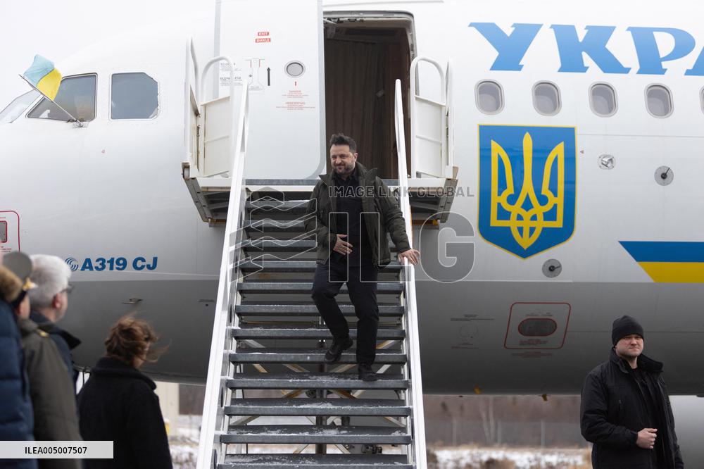 Ukrainian President Volodymyr Zelenskyy Visites Canada - Halifax