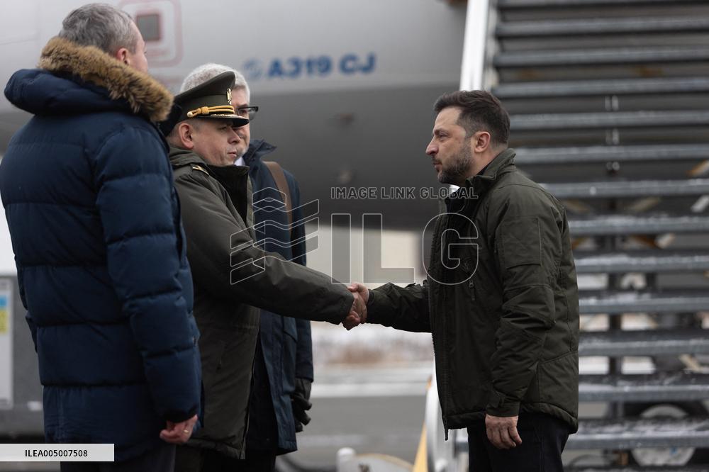 Ukrainian President Volodymyr Zelenskyy Visites Canada - Halifax