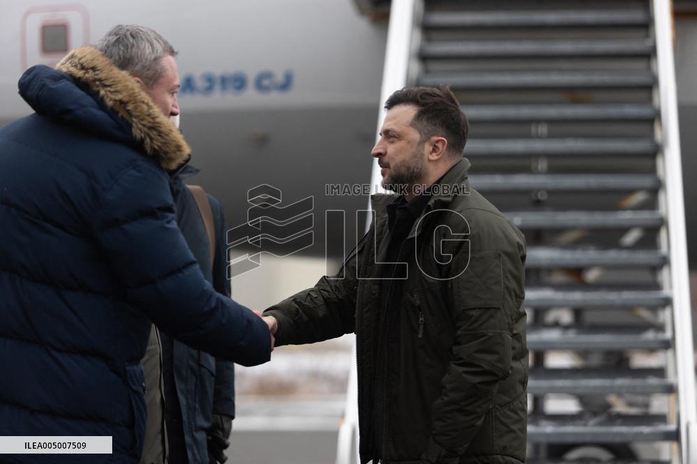 Ukrainian President Volodymyr Zelenskyy Visites Canada - Halifax