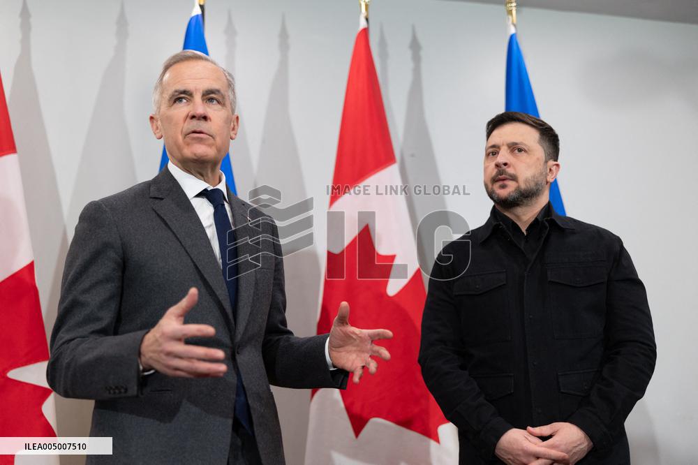 Ukrainian President Volodymyr Zelenskyy Visites Canada - Halifax