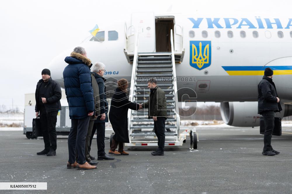 Ukrainian President Volodymyr Zelenskyy Visites Canada - Halifax