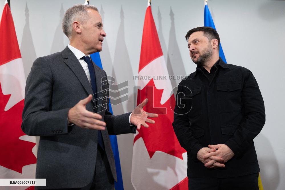 Ukrainian President Volodymyr Zelenskyy Visites Canada - Halifax