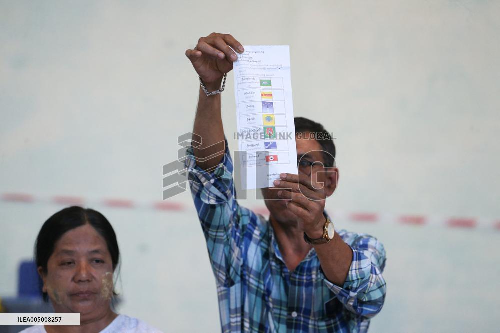 Myanmar General Elections - Yangon