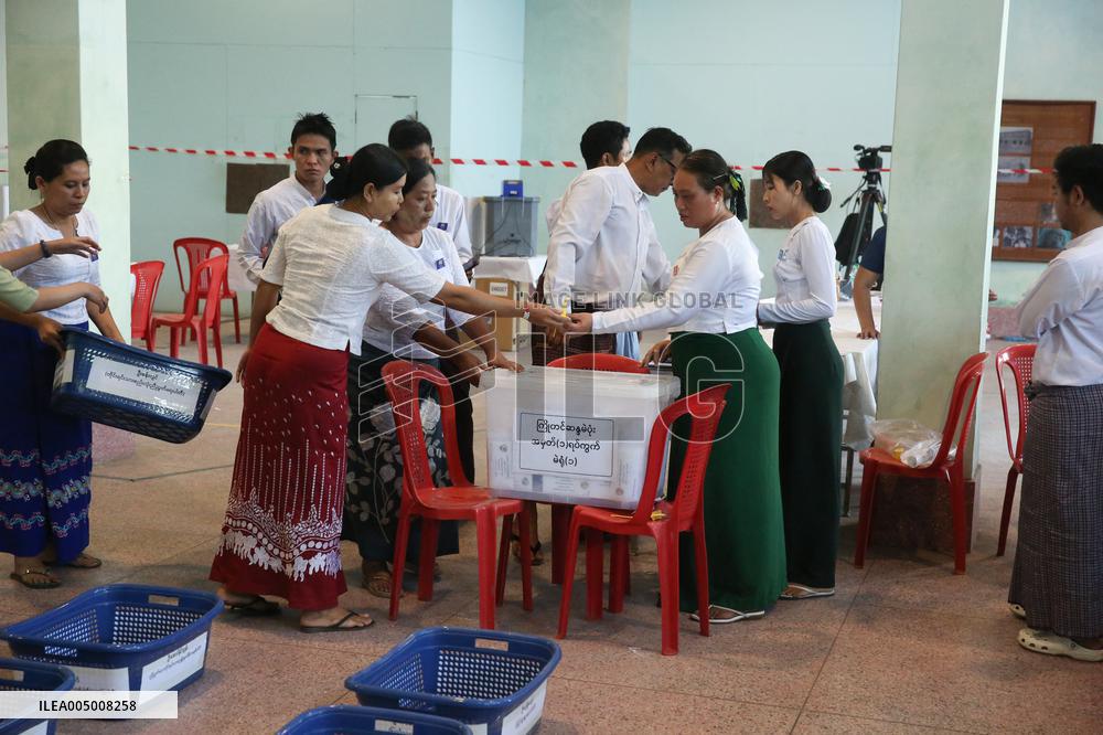 Myanmar General Elections - Yangon